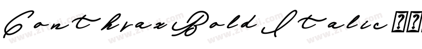 Conthrax Bold Italic字体转换